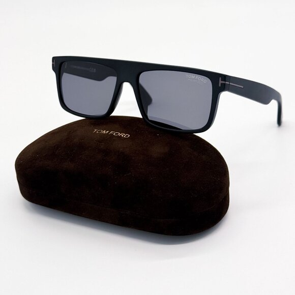 NEW TOM FORD SUNGLASSES PHILIPPE-02 TF999/D Polarized 02D BLACK MEN SUNGLASSES - Picture 2 of 8